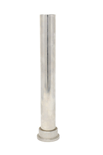 Omcan 16511 38mm/35mm (Int) Long Stainless Steel Spout for Hydraulic Stuffer