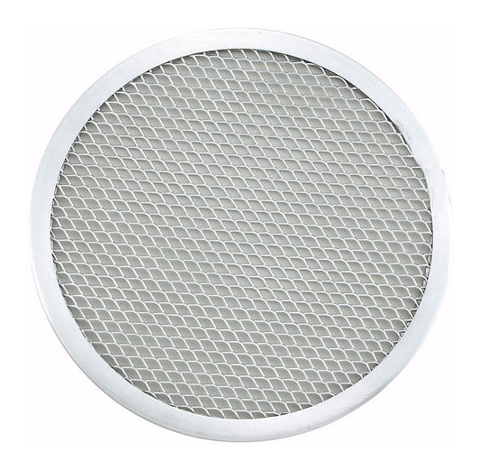 Winco APZS-7 7" Aluminum Seamless Pizza Screen