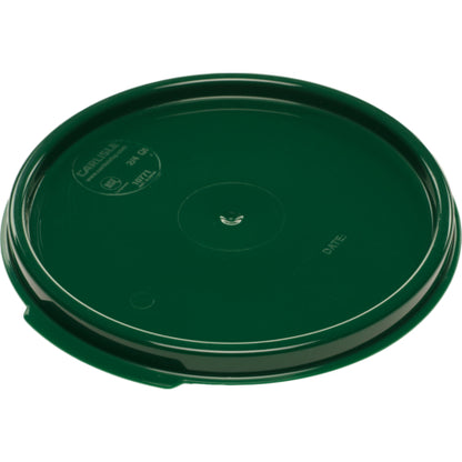 Carlisle 1077108 2 - 4 Qt Forest Green Polypropylene StorPlus Color-Coded Food Storage Container Lid