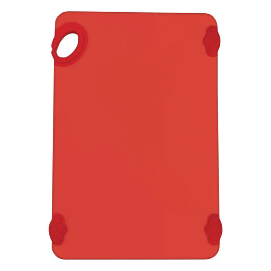 Winco CBK-1218RD 12" x 18" x 1/2" Red Cutting Board with Hook