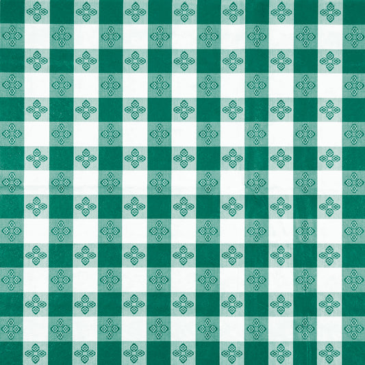 Winco TBCO-90G 52" x 90" Green Table Cloth
