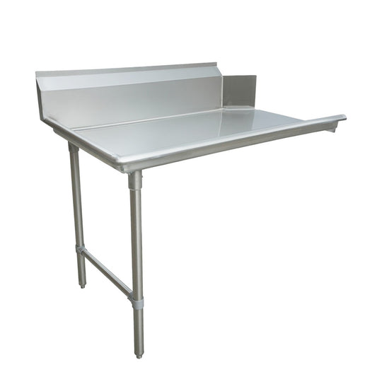 Omcan 28474 36-inch Stainless Steel Clean Dish Table - Left Side