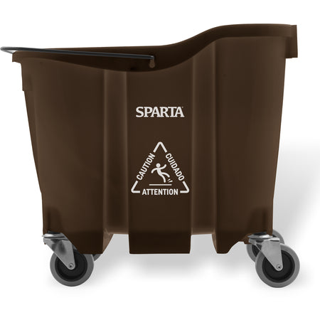Sparta 7690401 35 Qt Brown Polypropylene OmniFit Mop Bucket Only
