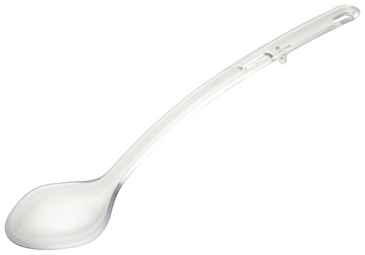 Winco CVSS-15C 15" Clear Curved Polycarbonate Serving Spoon