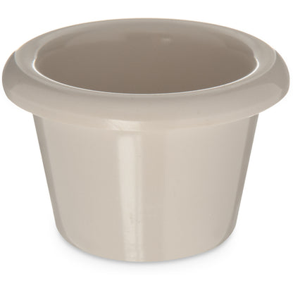 Carlisle S27742 1.75 oz Bone Melamine Smooth Ramekin
