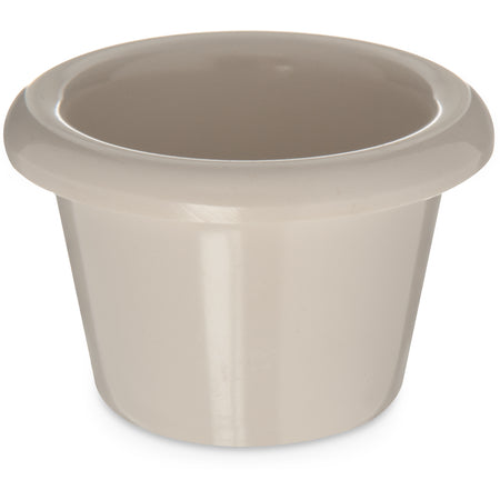 Carlisle S27742 1.75 oz Bone Melamine Smooth Ramekin