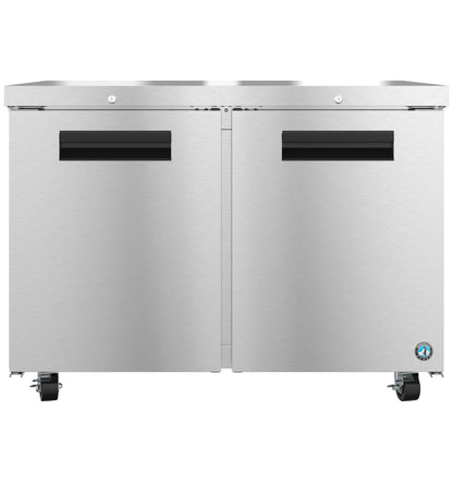 Hoshizaki UF48B-01 One Section Stainless Doors Mega Top Prep Table Refrigerator