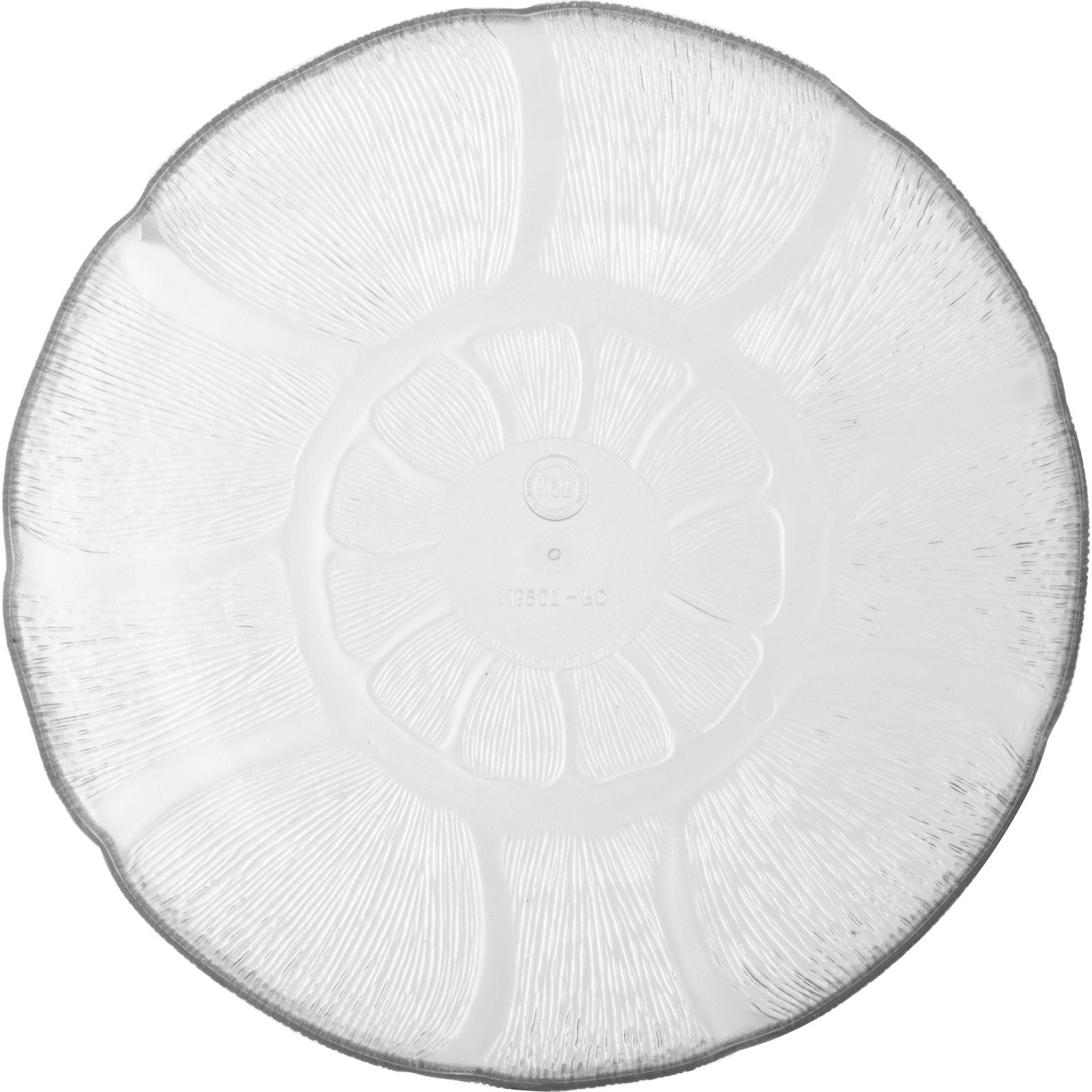 Carlisle 690707 24 oz Clear Polycarbonate Petal Mist Soup/Salad Plate