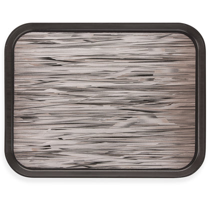 Carlisle DXSMC1418NSQ44 14" x 18" Graphite Grey Fiberglass Glasteel Quarry Non-Skid Tray