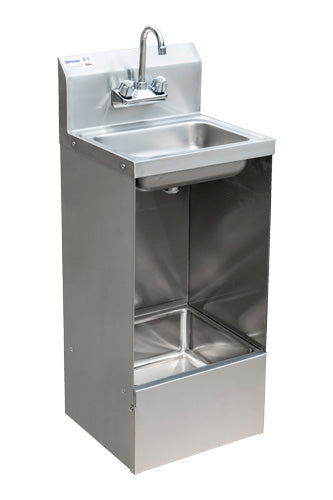 Omcan 47246 17" Hand Sink and Floor Mop Sink Combination