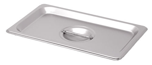 Omcan 80275 Quarter-size Stainless Steel Solid Steam Table Pan Cover