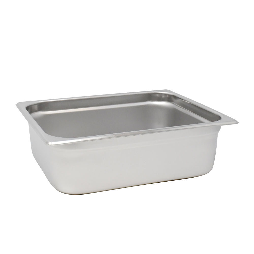 Omcan 80263 Half-size Stainless Steel Anti-Jam Steam Table Pan - 4" Deep