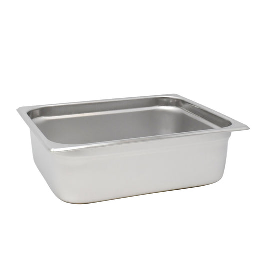 Omcan 80263 Half-size Stainless Steel Anti-Jam Steam Table Pan - 4" Deep