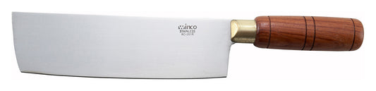 Winco KC-201R 2" Chinese Cleaver, Wooden Handle