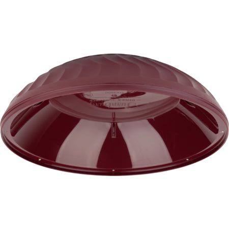 Carlisle DX340061 10"Dia Cranberry Polypropylene Turnbury Insulated Dome