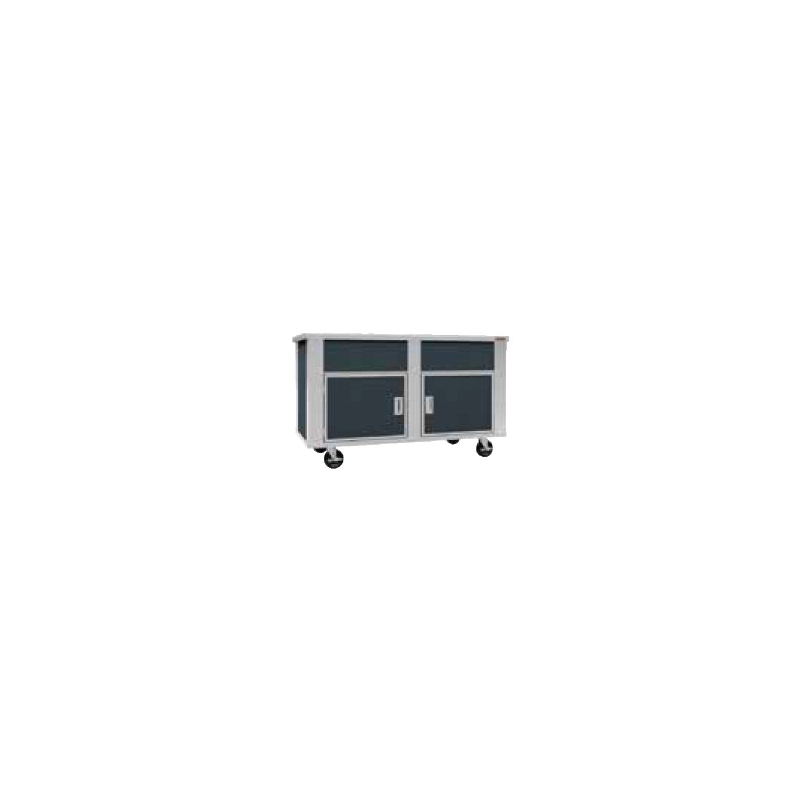 Dinex DXPFRMAD4 4-Well DineXpress Laminated Panels with Doors
