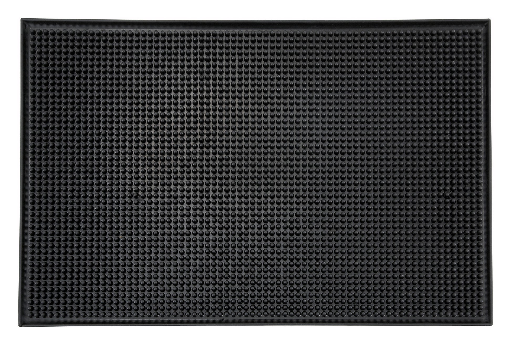 Winco BM-1812K 18" x 12" Black Bar Service Mat