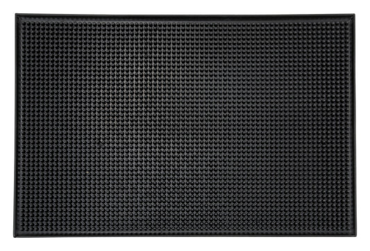 Winco BM-1812K 18" x 12" Black Bar Service Mat