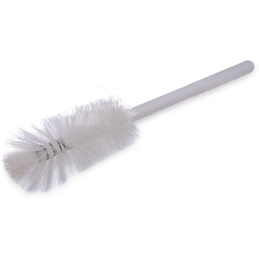 Carlisle 4046702 16" White Sparta Handle Quart Bottle Brush with Polyester Bristles