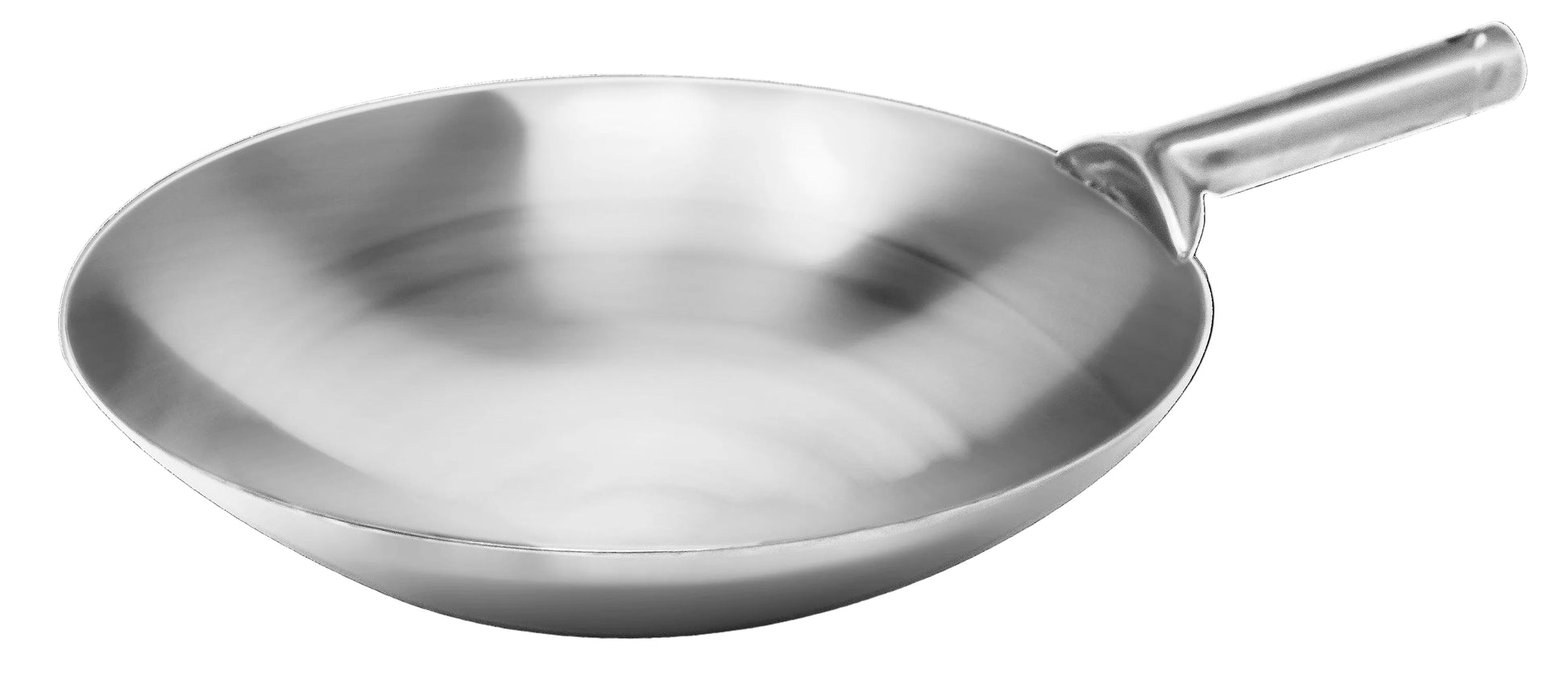 Omcan 47863 14" Stainless Steel Mandarin Wok, Welded Joint