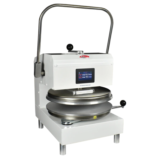 BakeMax BMTXM218W Countertop Manual Swing Away Dual Heat Dough Press