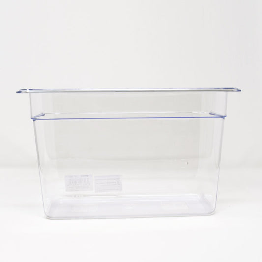 Omcan 80057 1/3-size Clear Polycarbonate Food Pan with 7 7/8" Deep