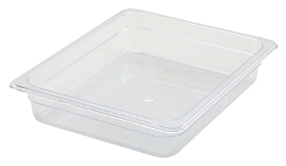Winco SP7202 Half-size Polycarbonate Food Pan, 2-1/2" Deep
