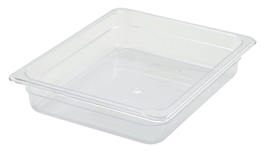 Winco SP7202 Half-size Polycarbonate Food Pan, 2-1/2" Deep
