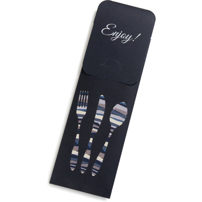 Dinex DXCTCAD1003 16" x 16" Black Cutlery Caddy