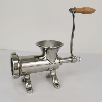 Omcan 44418 #12 Manual Stainless Steel Meat Grinder