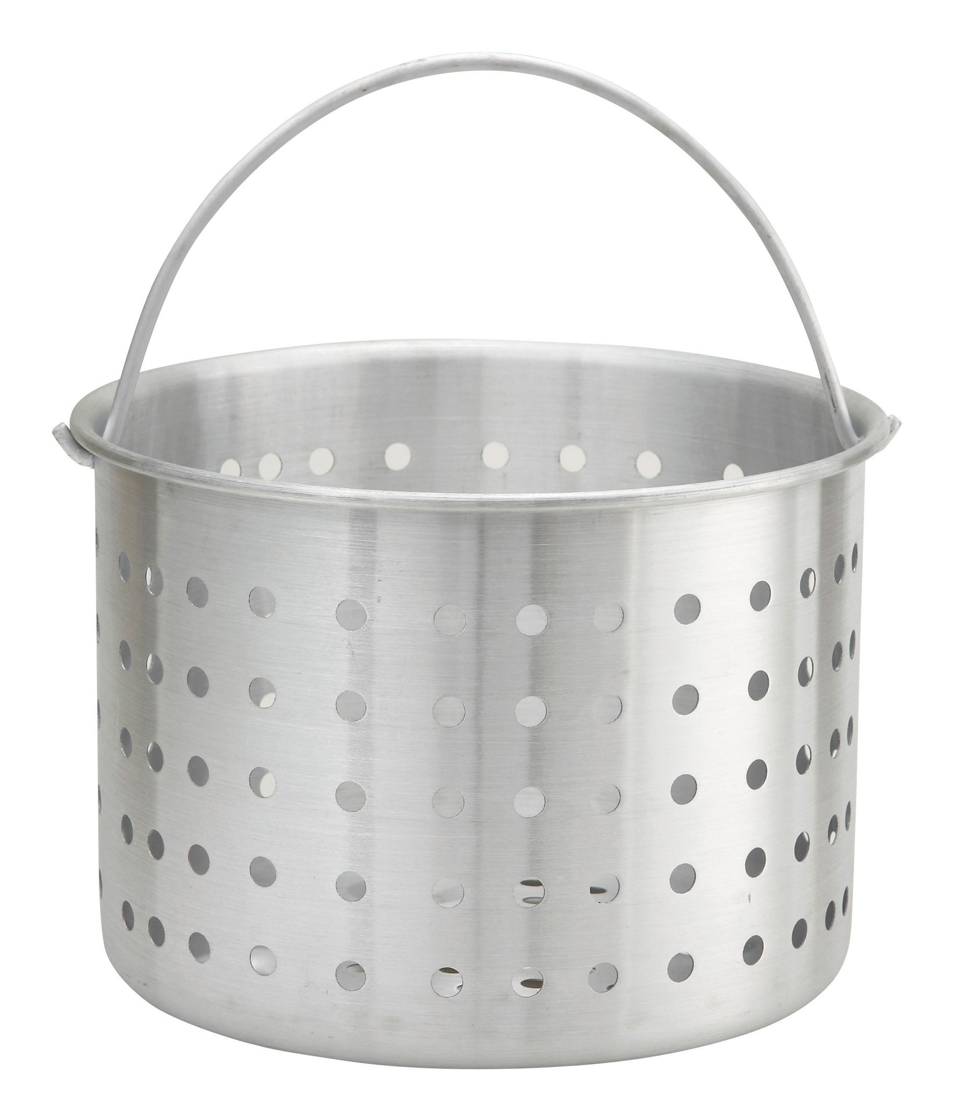 Winco ALSB-32 32 Qt. Aluminum Steamer Basket for 32 Qt Stock Pot