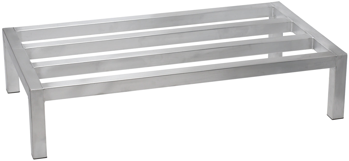 Winco ASDR-1448 14" x 48" x 8" Aluminum Dunnage Rack