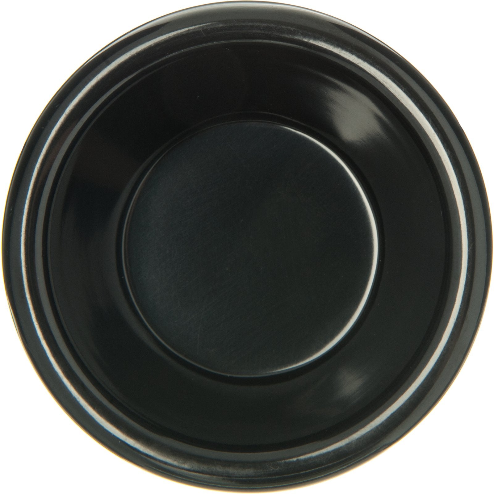 Carlisle S85203 2 oz Black Melamine Smooth Ramekin