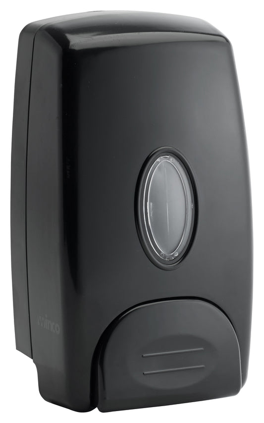 Winco SD-100K 1 L Black Manual Soap Dispenser
