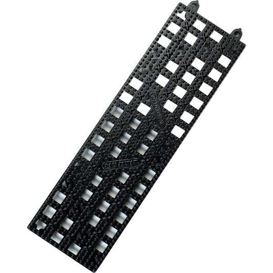San Jamar VM5180BK 3.5" x 12" Black Versa-Mat Strip