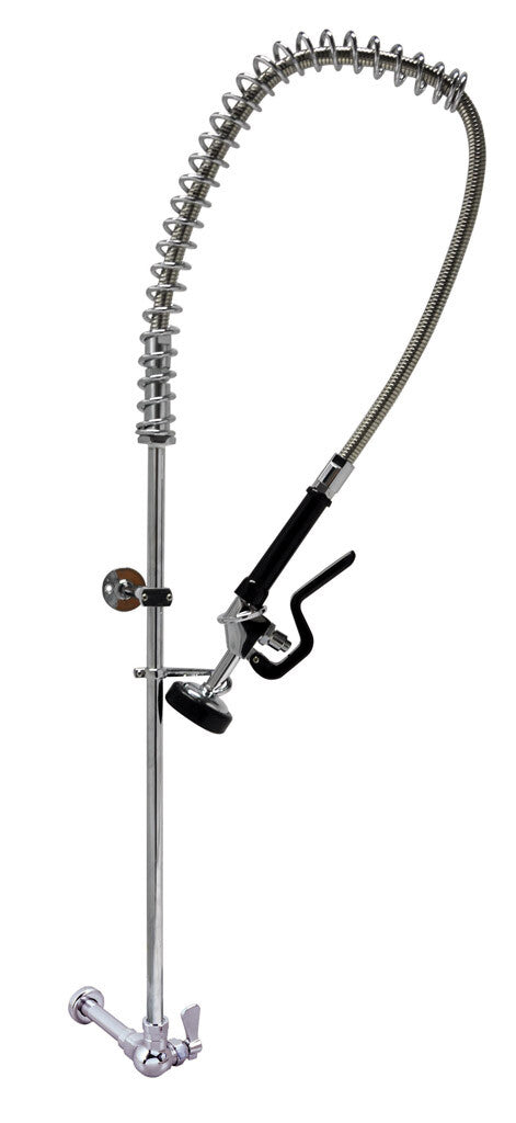 BK Resources BKF-SWMPR-WB-G Optiflow Pre-Rinse Assembly with Single Valve Splash Mount