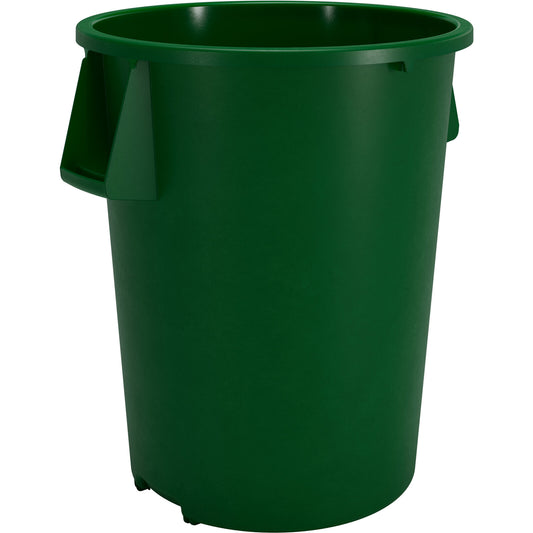Sparta 84105509 55 Gallon Green Round Polyethylene Bronco Waste Bin Trash Container