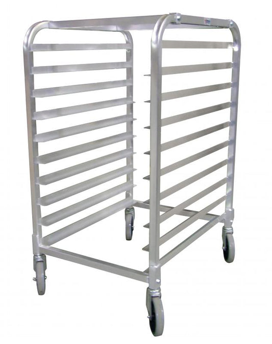 Omcan 22128 Aluminum Top Bun Pan Rack with 10 slides and 3" spacing