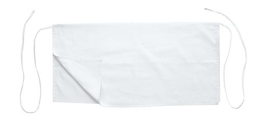 Winco WA4-3417W 34"x17" White Four-Way Apron