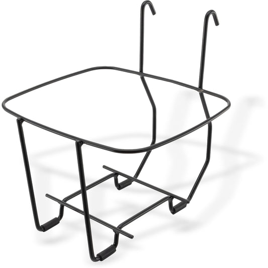 San Jamar KPPS256 Black Steel Wire Wall Mounted Kleen-Pail Pro 256 Stand