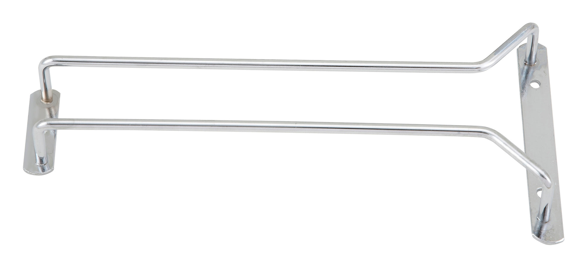 Winco GHC-10 10" Chrome-Plated Wire Glass Hanger, Single Channel