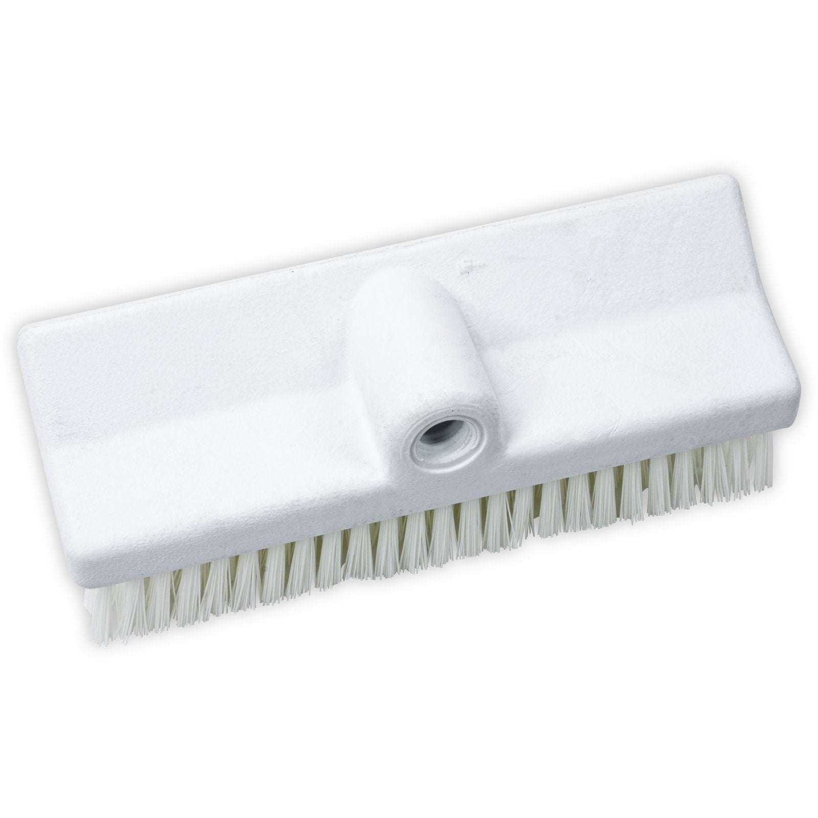 Carlisle 40423EC02 10" White Color Coded Bi-Level Scrub Brush