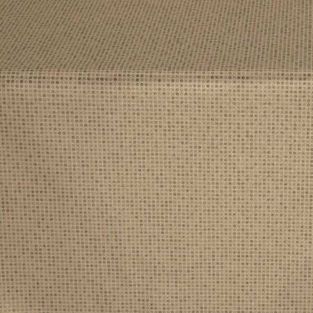 Marko 59025252SM096 52" x 52" Mocha Vinyl Vative Series Vapor Tablecloth