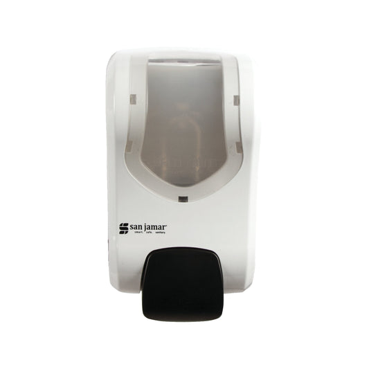 San Jamar SF970WHCL White/Clear Manual Rely Summit Foam Soap