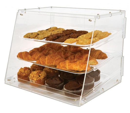 Omcan 80568 Acrylic Display Case with 3 Trays