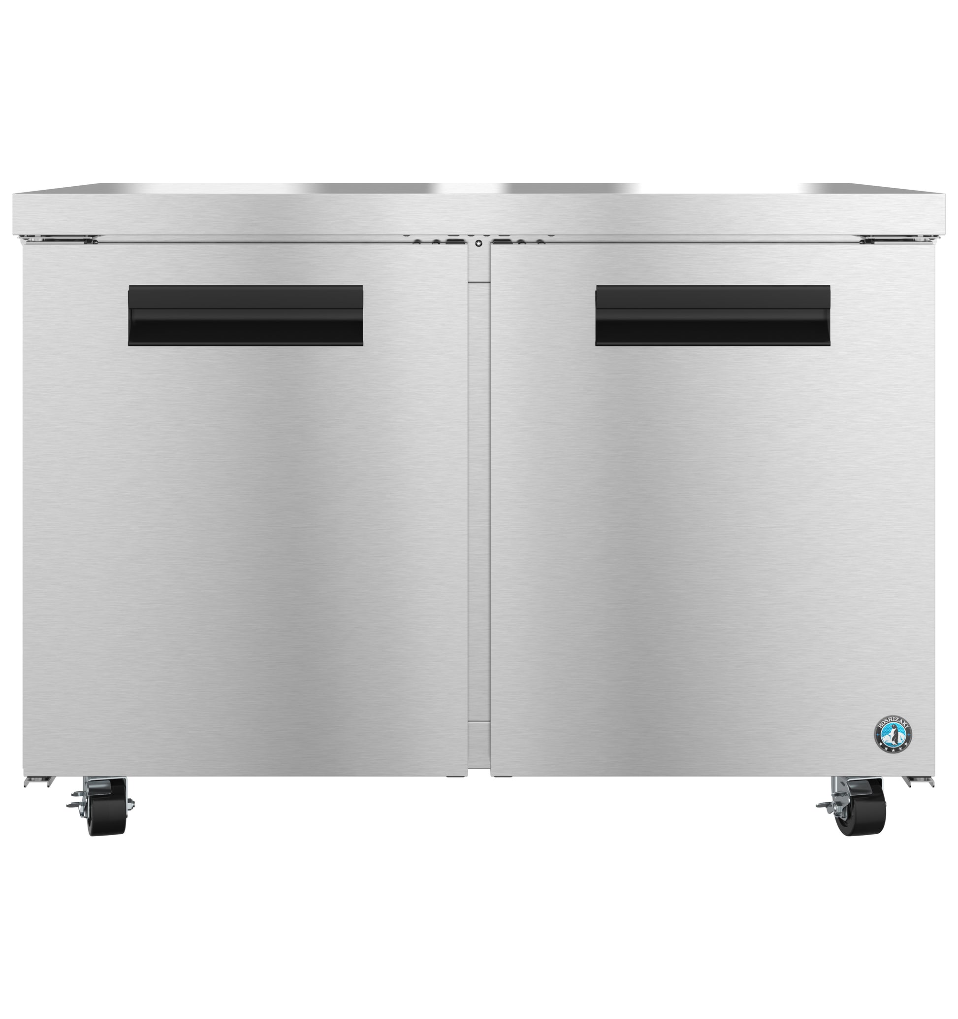 Hoshizaki UR48B Two Section Stainless Doors Undercounter Refrigerator