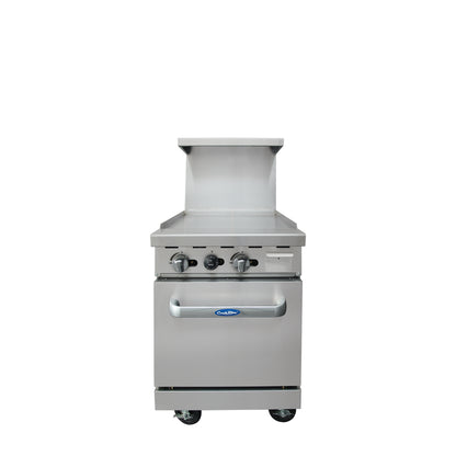 Atosa AGR-24G-NG 24" Natural Gas Range with 24" Griddle