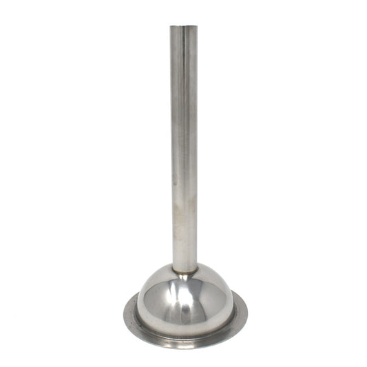 Omcan 10031 17mm Stainless Steel Grinder Spout for #32 Meat Grinder