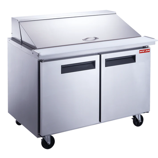 New Air NPT-048-MSA 48" Mega Top Salad/Sandwich Prep Table