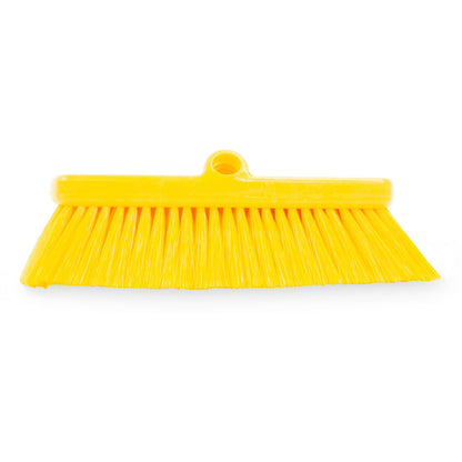 Carlisle 41278EC04 10" Yellow Color Coded Flo-Thru Wall & Equipment Brush